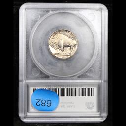 ***Auction Highlight*** 1927-p Near Top POP! Buffalo Nickel 5c Graded ms67 By SEGS (fc)