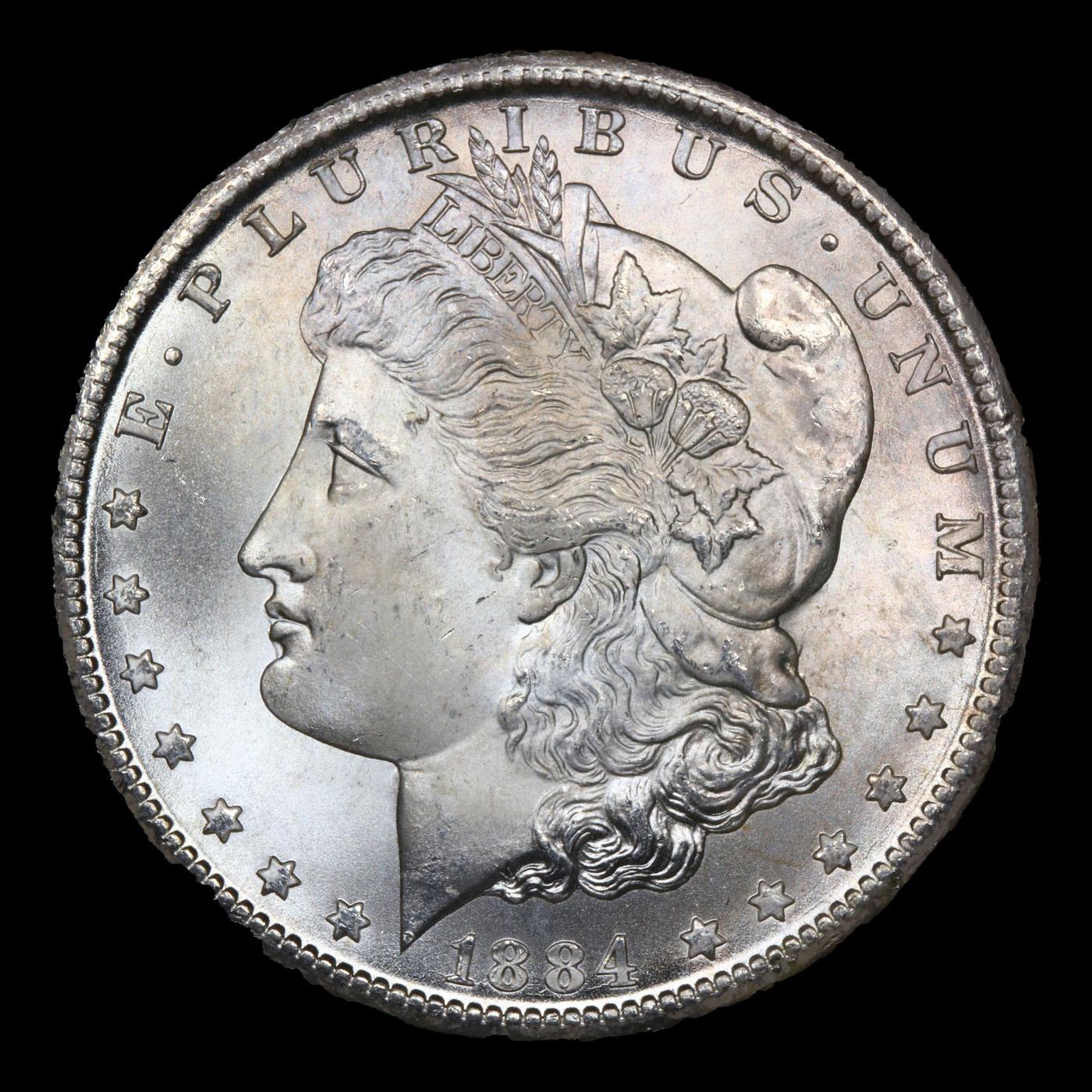 ***Auction Highlight*** 1884-cc vam 4a I3 R5 Near TOP POP! Morgan Dollar $1 Graded ms68 By SEGS (fc)