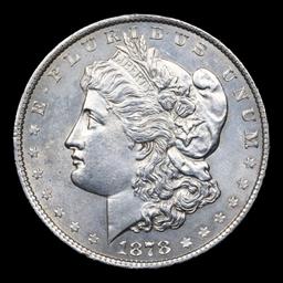 ***Auction Highlight*** 1878-p 8tf vam 14.3 Morgan Dollar $1 Graded Select Unc By USCG (fc)