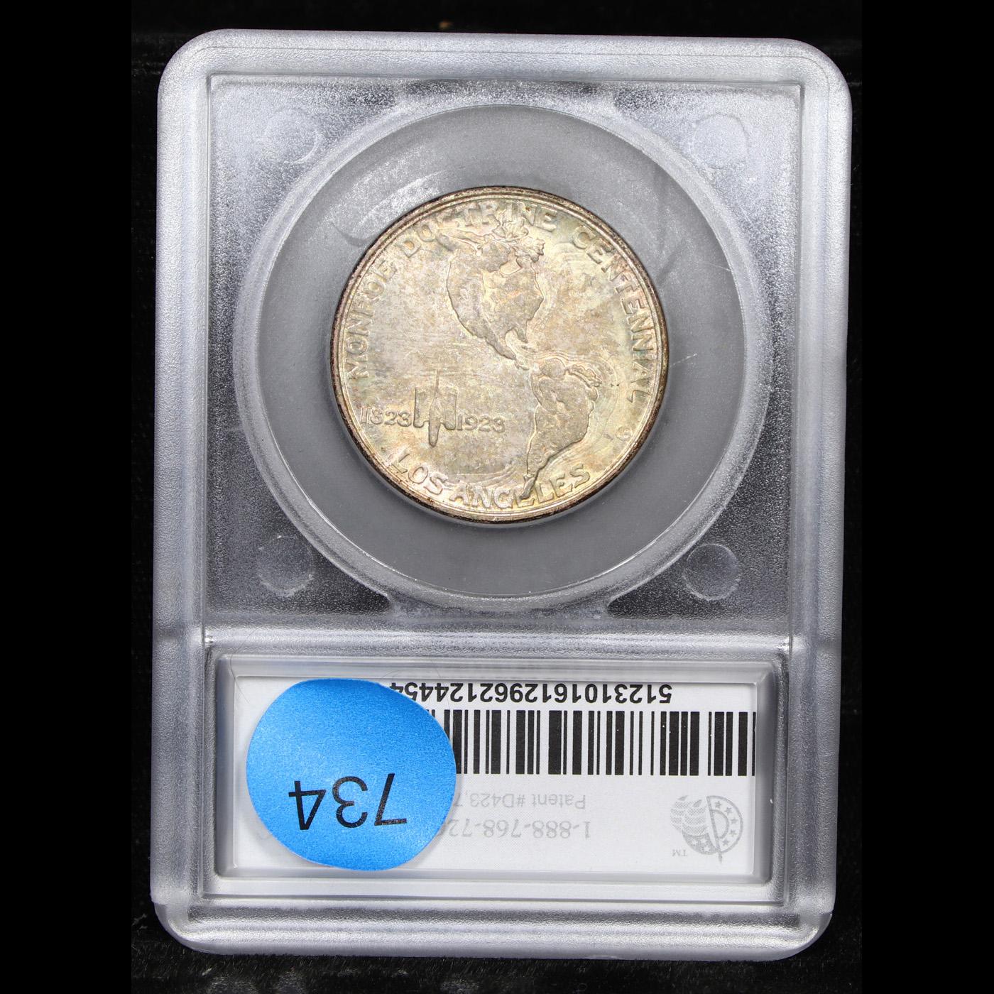 ***Auction Highlight*** 1923-s Monroe Near Top POP! Old Commem Half Dollar 50c Graded ms67 By SEGS (