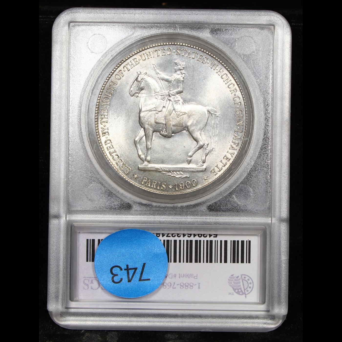 ***Auction Highlight*** 1900 Lafayette Lafayette Dollar $1 Graded ms65+ By SEGS (fc)