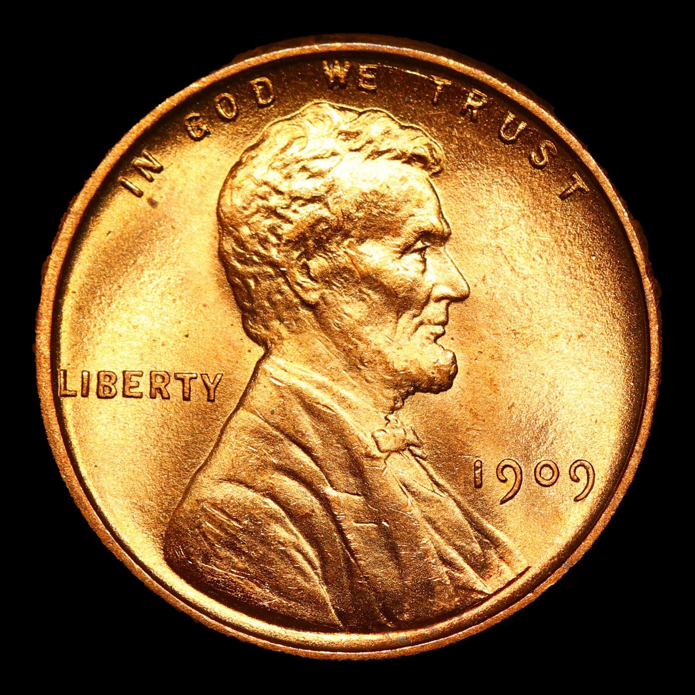 ***Auction Highlight*** 1909 vdb Near Top POP! Lincoln Cent 1c Graded ms67+ rd By SEGS (fc)