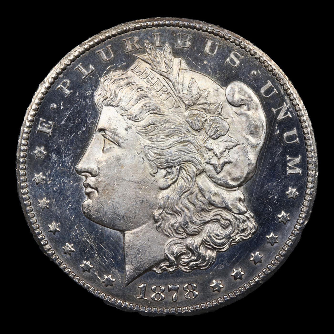 ***Auction Highlight*** 1878-cc Top 100 vam 11 I3 R5 Morgan Dollar $1 Graded ms64 DMPL By SEGS (fc)