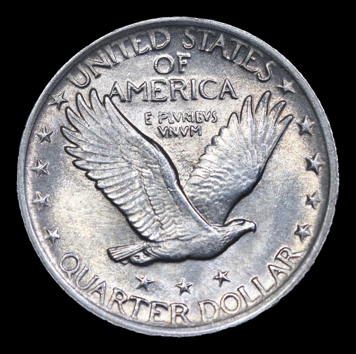 ***Auction Highlight*** 1920-p Standing Liberty Quarter 25c Graded ms65+ FH By SEGS (fc)