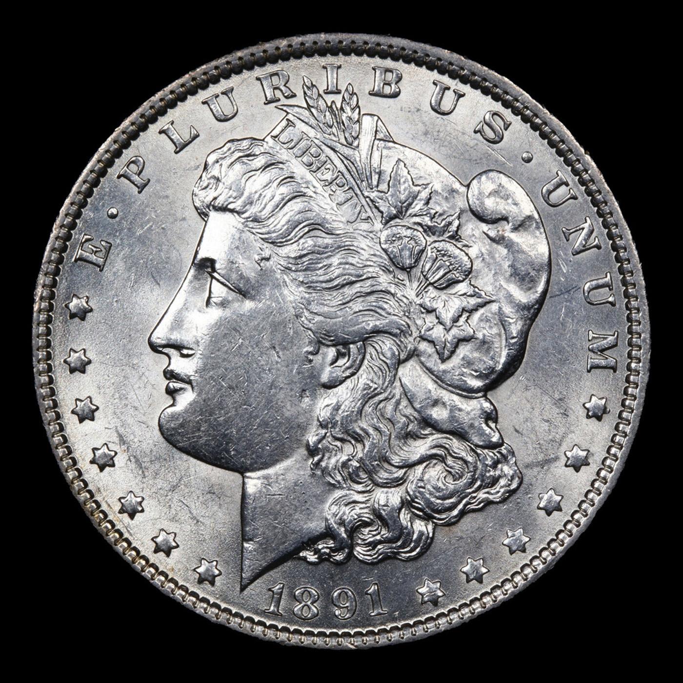 1891-p Morgan Dollar $1 Grades Select+ Unc