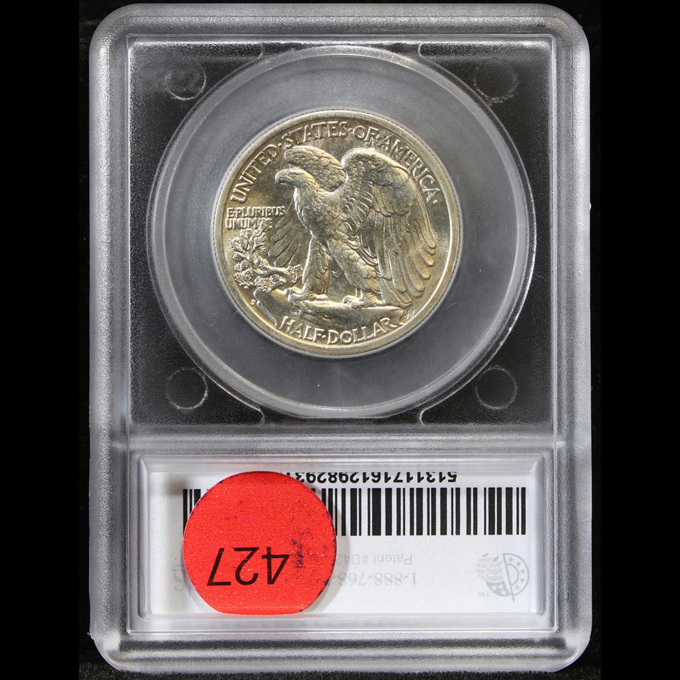 ***Auction Highlight*** 1937-s Walking Liberty Half Dollar TOP POP! 50c Graded ms67+ By SEGS (fc)