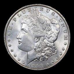 ***Auction Highlight*** 1900-p Morgan Dollar $1 Grades GEM+ Unc