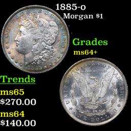 1885-o Morgan Dollar $1 Grades Choice+ Unc