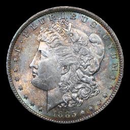 1885-o Morgan Dollar $1 Grades Choice+ Unc