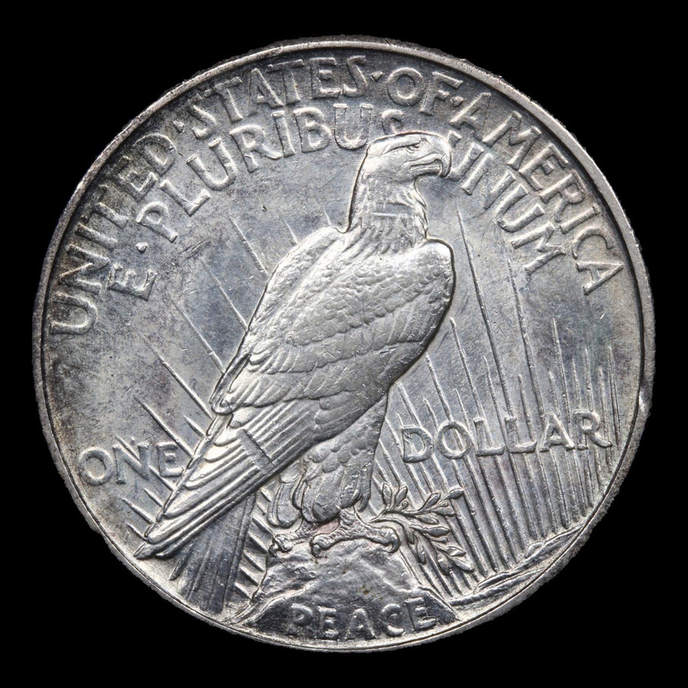 ***Auction Highlight*** 1921-p Peace Dollar $1 Graded Select Unc By USCG (fc)