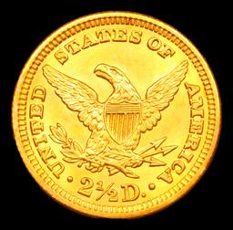 ***Auction Highlight*** 1904-p Gold Liberty Quarter Eagle $2 1/2 Graded ms65+ By SEGS (fc)