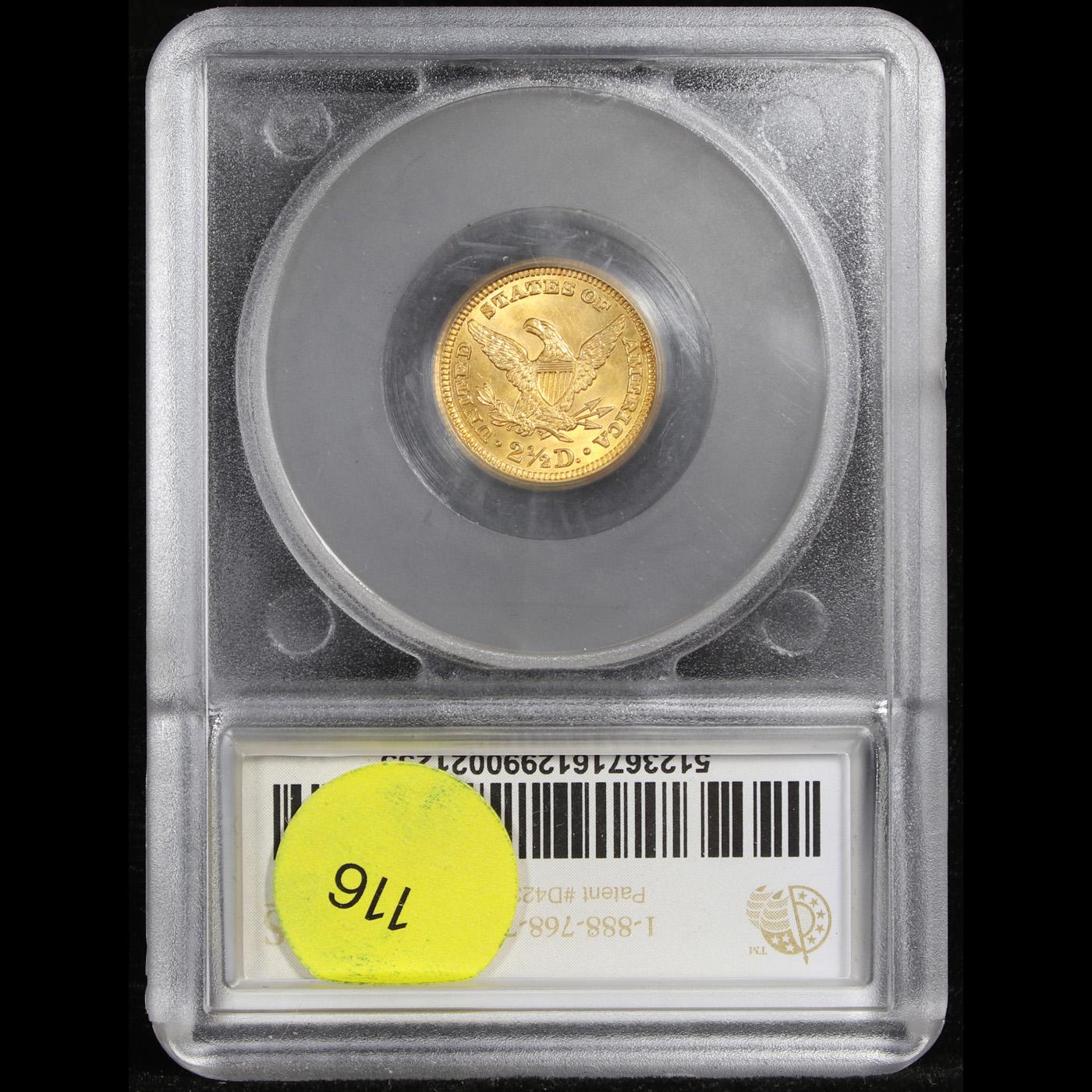 ***Auction Highlight*** 1904-p Gold Liberty Quarter Eagle $2 1/2 Graded ms65+ By SEGS (fc)