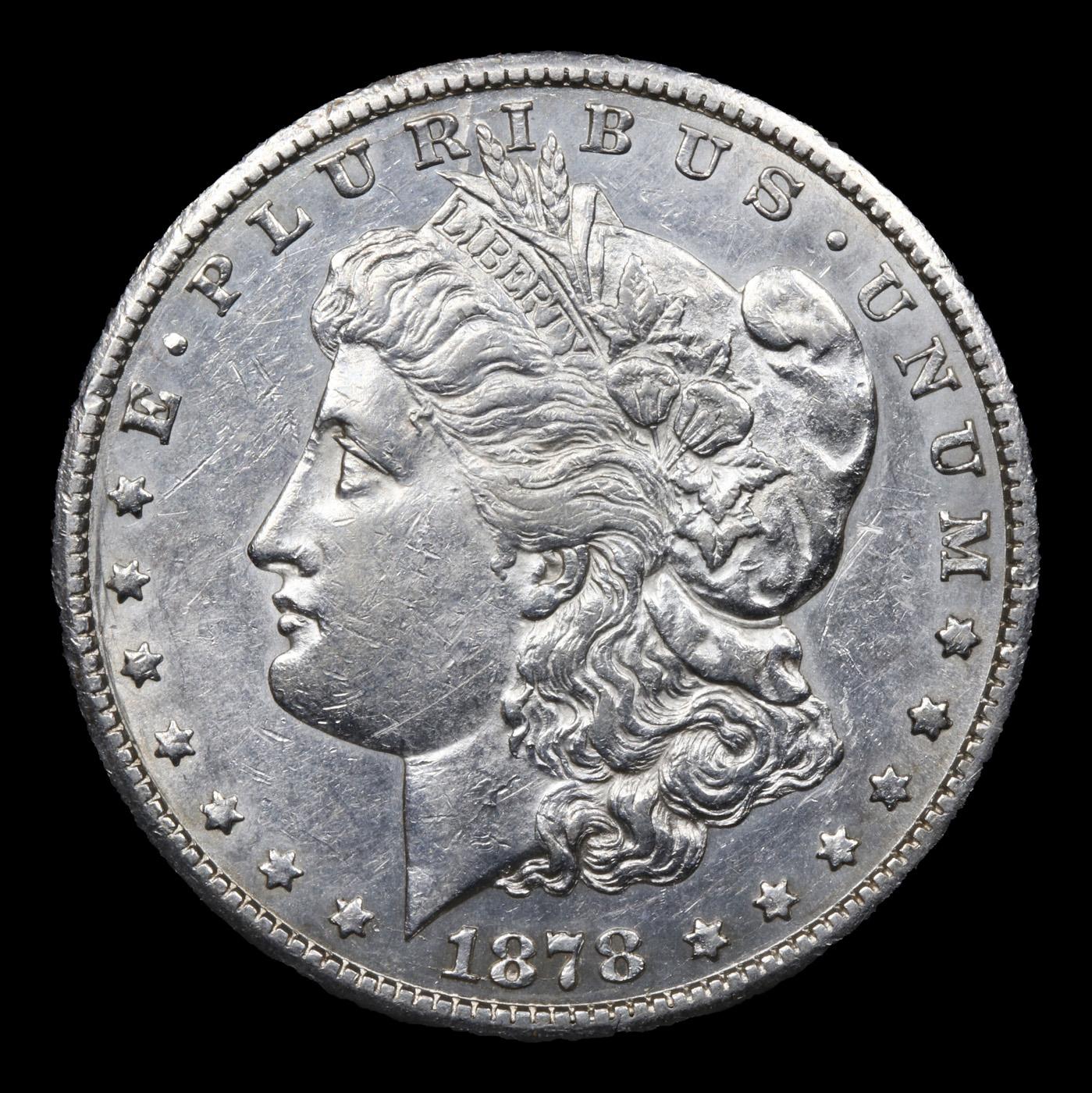 1878-cc Morgan Dollar $1 Grades Choice AU/BU Slider