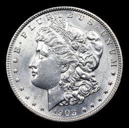 1903-p Morgan Dollar $1 Grades Select+ Unc