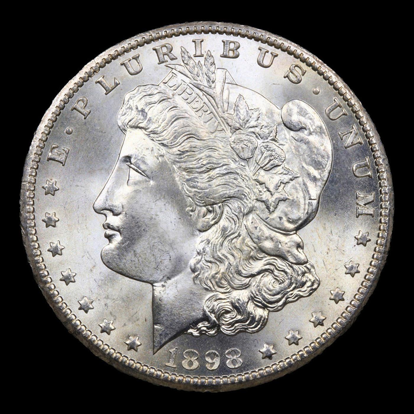 ***Auction Highlight*** 1898-o Morgan Dollar Near Top POP $1 Graded ms67+ By SEGS (fc)