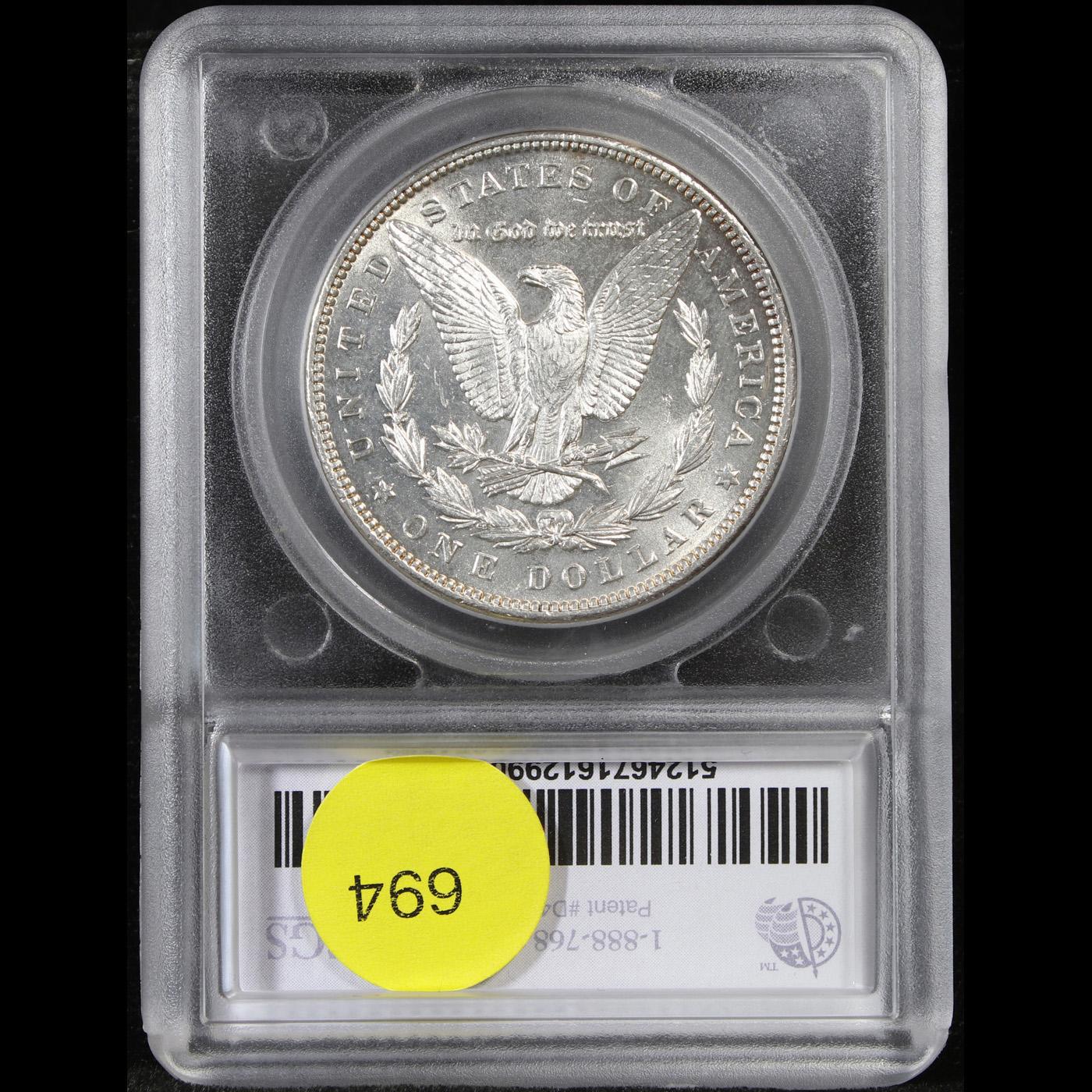 ***Auction Highlight*** 1892-p Morgan Dollar TOP POP! $1 Graded ms66 By SEGS (fc)