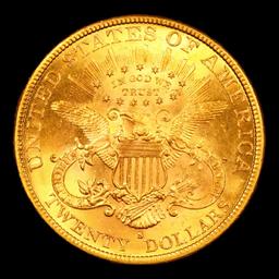 ***Auction Highlight*** 1889-s Gold Liberty Double Eagle TOP POP! $20 Graded ms65+ By SEGS (fc)