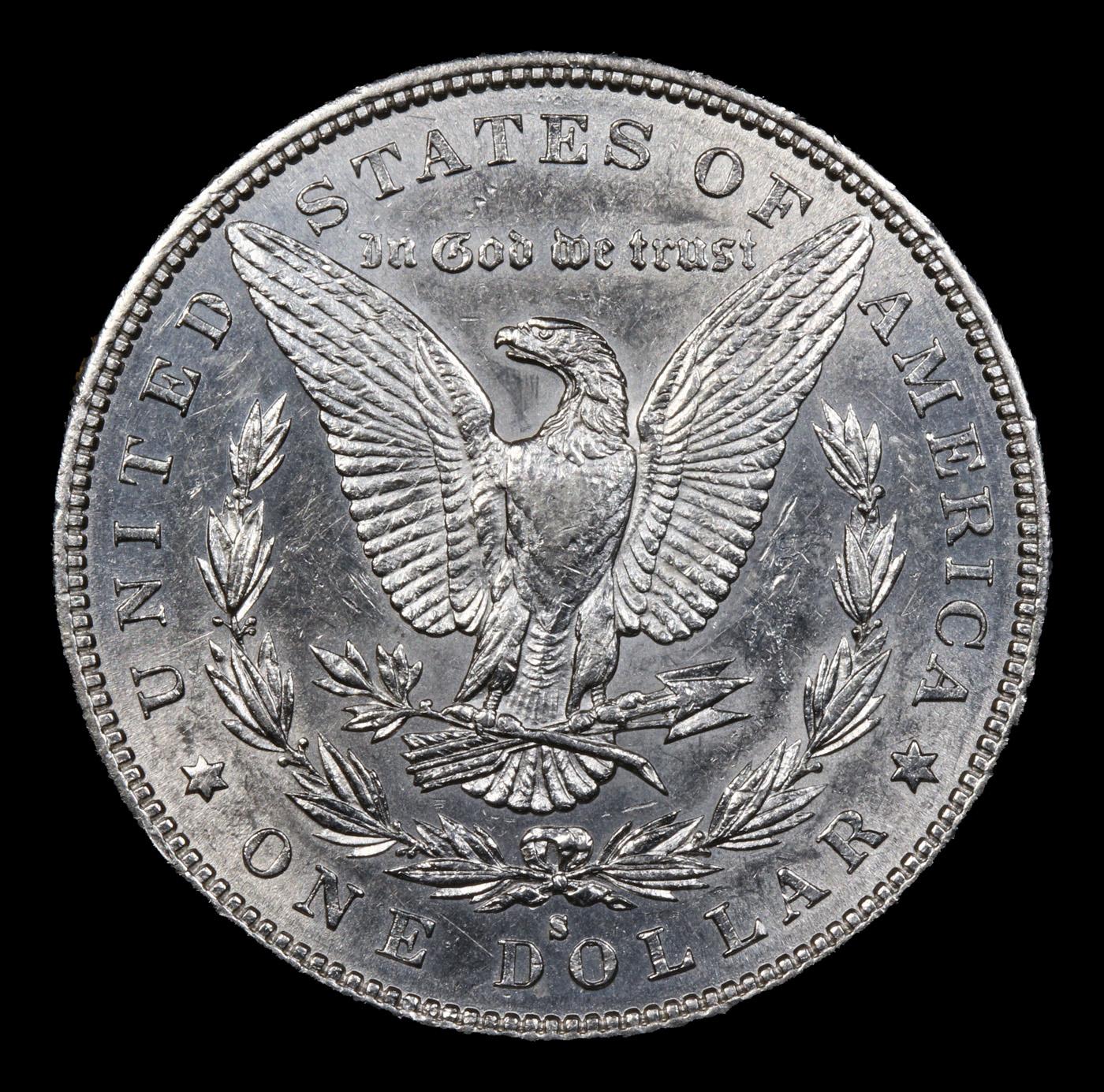 ***Auction Highlight*** 1884-s Morgan Dollar $1 Graded BU+ By USCG (fc)