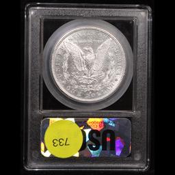 ***Auction Highlight*** 1884-s Morgan Dollar $1 Graded BU+ By USCG (fc)