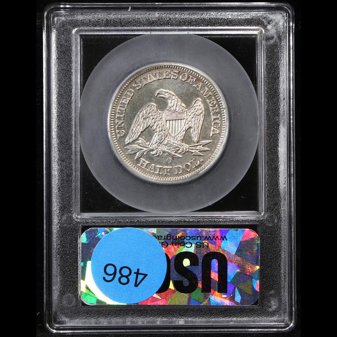 ***Auction Highlight*** 1851-o Seated Half Dollar 50c Graded Select+ Unc By USCG (fc)