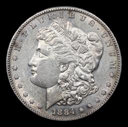 1884-s Morgan Dollar $1 Grades Choice AU+