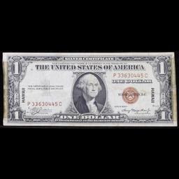 1935A $1 Silver Certificate Hawaii WWII Emergency Currency Rare PC Block Grades vf++