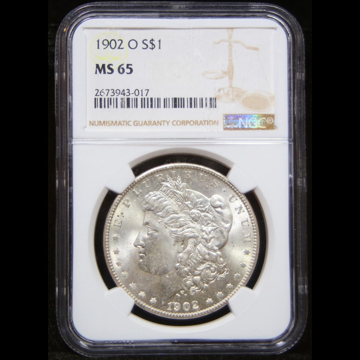 NGC 1902-o Morgan Dollar $1 Graded ms65 By NGC