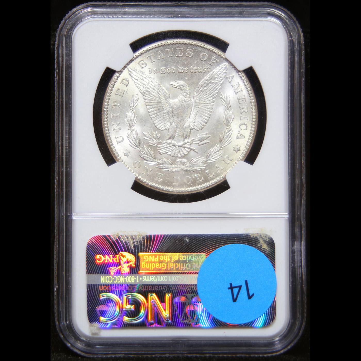 NGC 1902-o Morgan Dollar $1 Graded ms65 By NGC