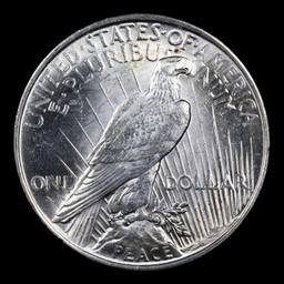 1922-p Peace Dollar $1 Grades Choice+ Unc