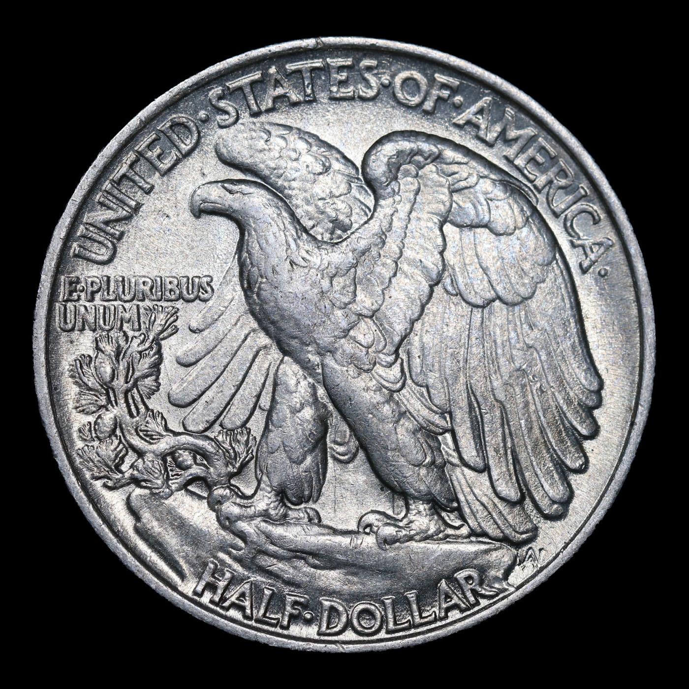 1945-p Walking Liberty Half Dollar 50c Grades Choice AU/BU Slider