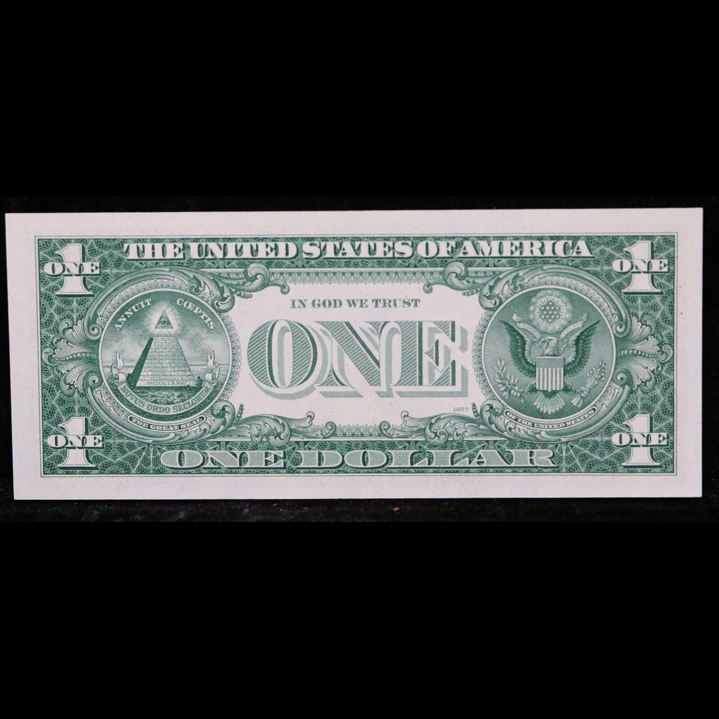 1963B $1 'Barr Note' Federal Reserve Note F-1902E Grades Gem CU