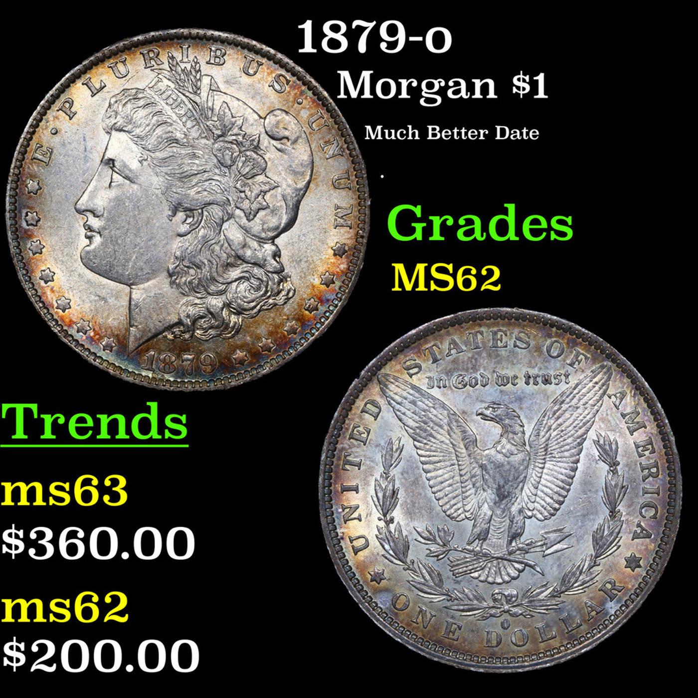 1879-o Morgan Dollar 1 Grades Select Unc