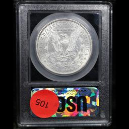 ***Auction Highlight*** 1884-s Morgan Dollar 1 Graded BU+ by USCG (fc)