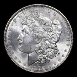 ***Auction Highlight*** 1902-p Morgan Dollar 1 Graded ms65+ By SEGS (fc)