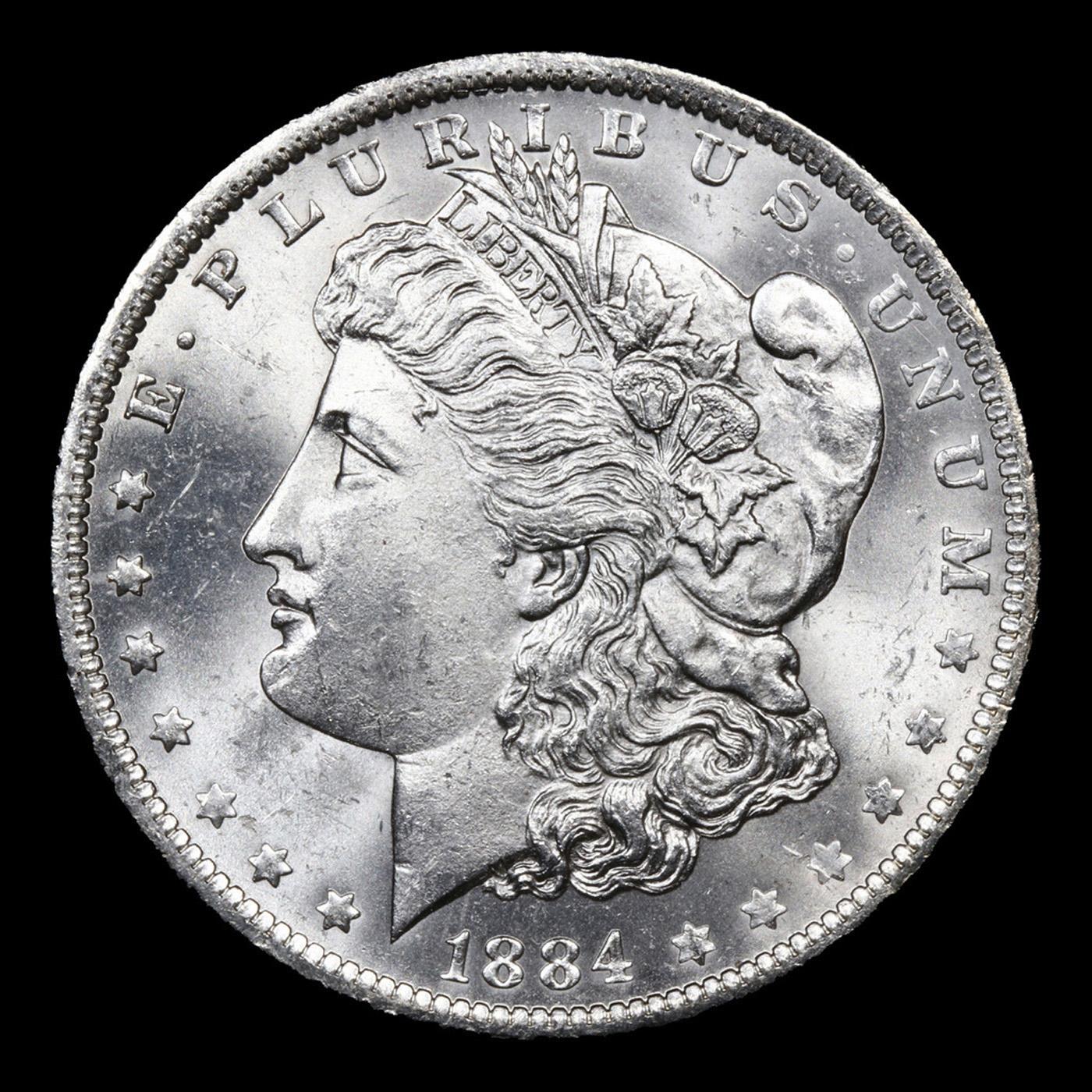 1884-o Morgan Dollar $1 Grades GEM+ Unc