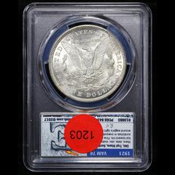 PCGS 1921-p Morgan Dollar Vam-36 R5  1 Graded ms63 By PCGS