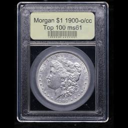 1900-o/cc Top 100 Morgan Dollar 1 Grades BU+ By USCG