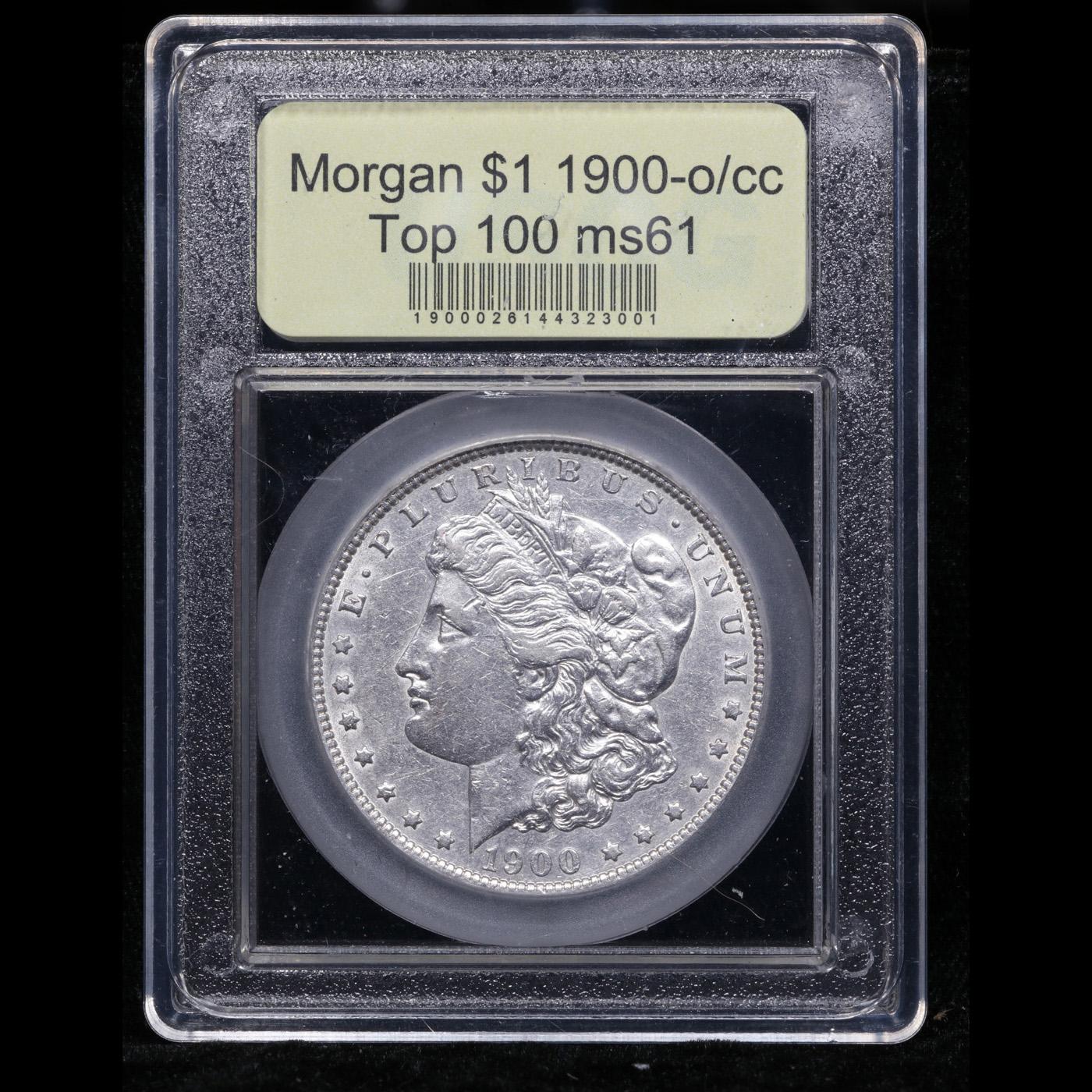 1900-o/cc Top 100 Morgan Dollar 1 Grades BU+ By USCG