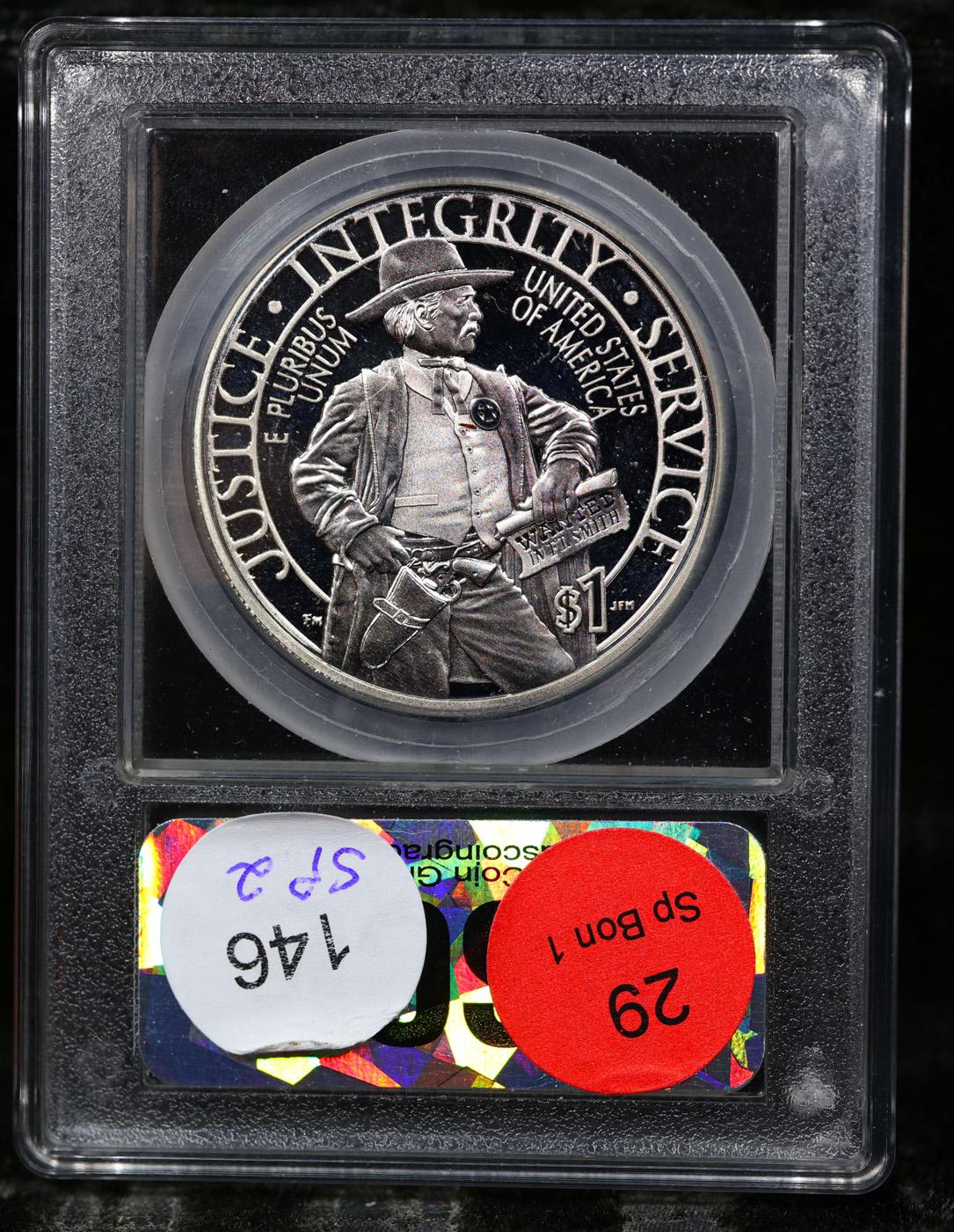 Proof 2015-P U.S. Marshals Service Modern Commem Dollar $1 Graded GEM++ Proof Deep Cameo By USCG