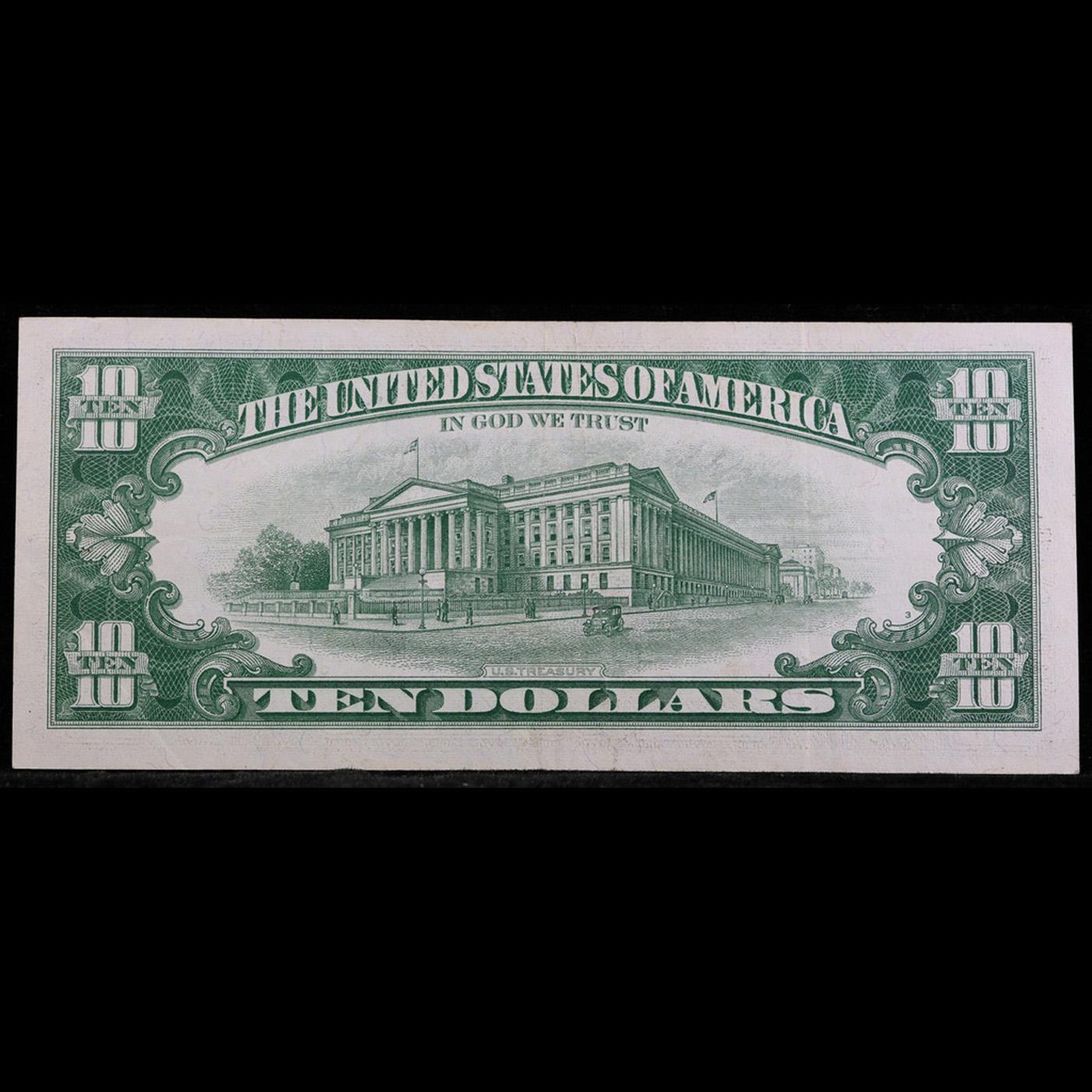 **Star Note** 1963a $10 Green Seal Federal Reserve Note F-2017* Grades Choice AU