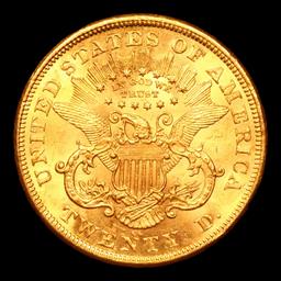 ***Auction Highlight*** 1875-cc Gold Liberty Double Eagle 20 Graded ms63+ details By SEGS (fc)