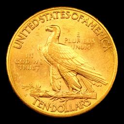 ***Auction Highlight*** 1909-s Gold Indian Eagle $10 Graded ms63 By SEGS (fc)