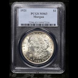PCGS 1921-p Morgan Dollar 1 Graded ms63 By PCGS
