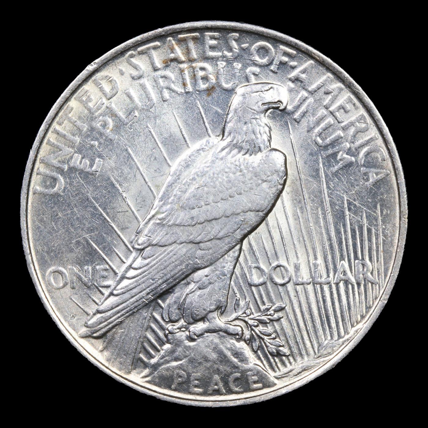 ***Auction Highlight*** 1927-d Peace Dollar 1 Graded Choice Unc By USCG (fc)