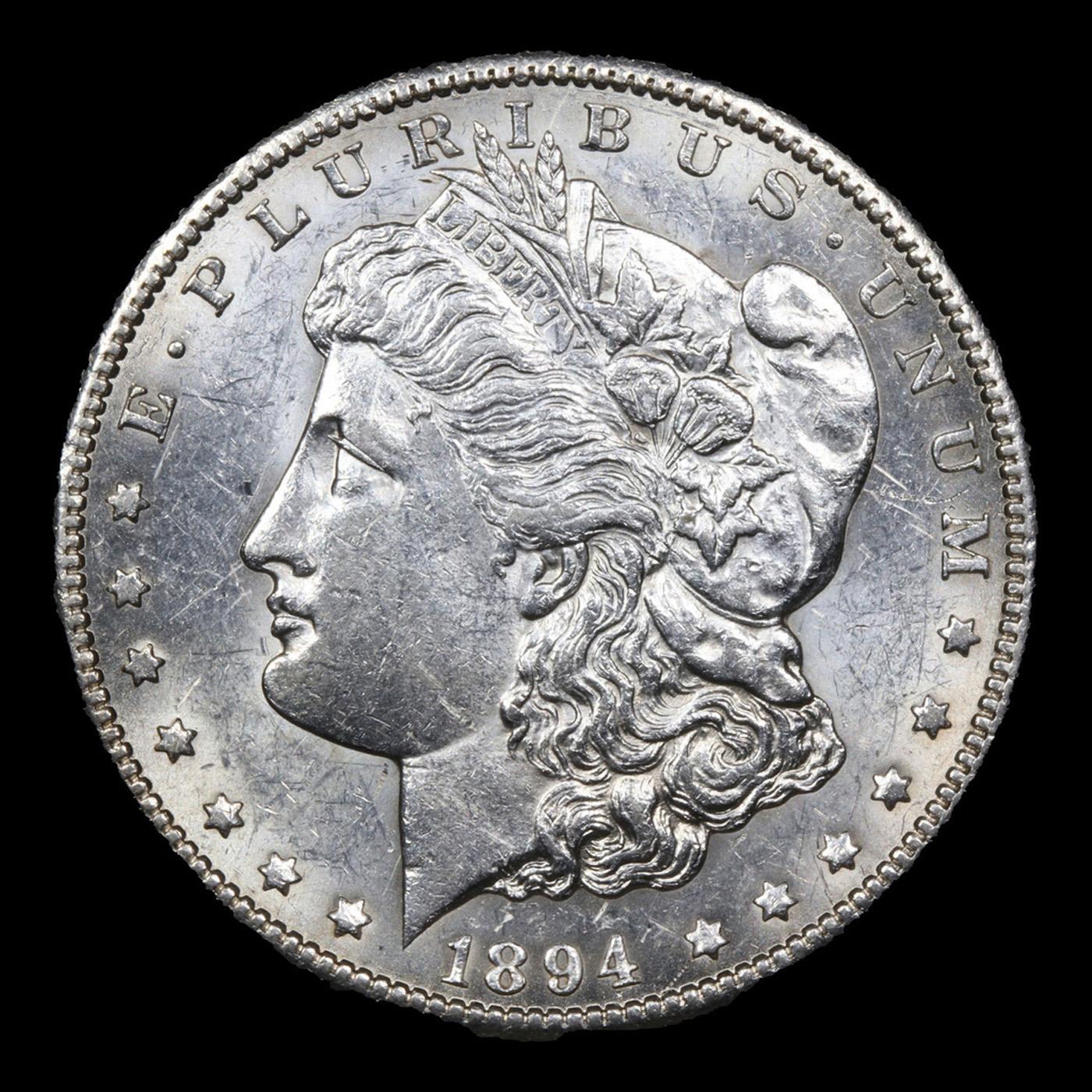 ***Auction Highlight*** 1894-s Morgan Dollar 1 Graded ms63+ By SEGS (fc)