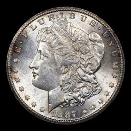 ***Auction Highlight*** 1887-s Morgan Dollar 1 Graded ms64 By SEGS (fc)