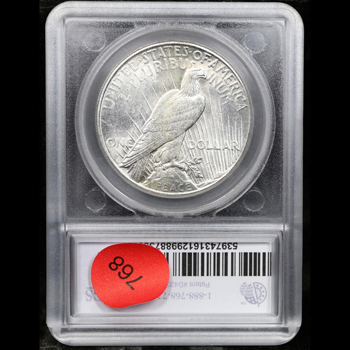 ***Auction Highlight*** 1925-s Peace Dollar 1 Graded ms64+ by SEGS (fc)