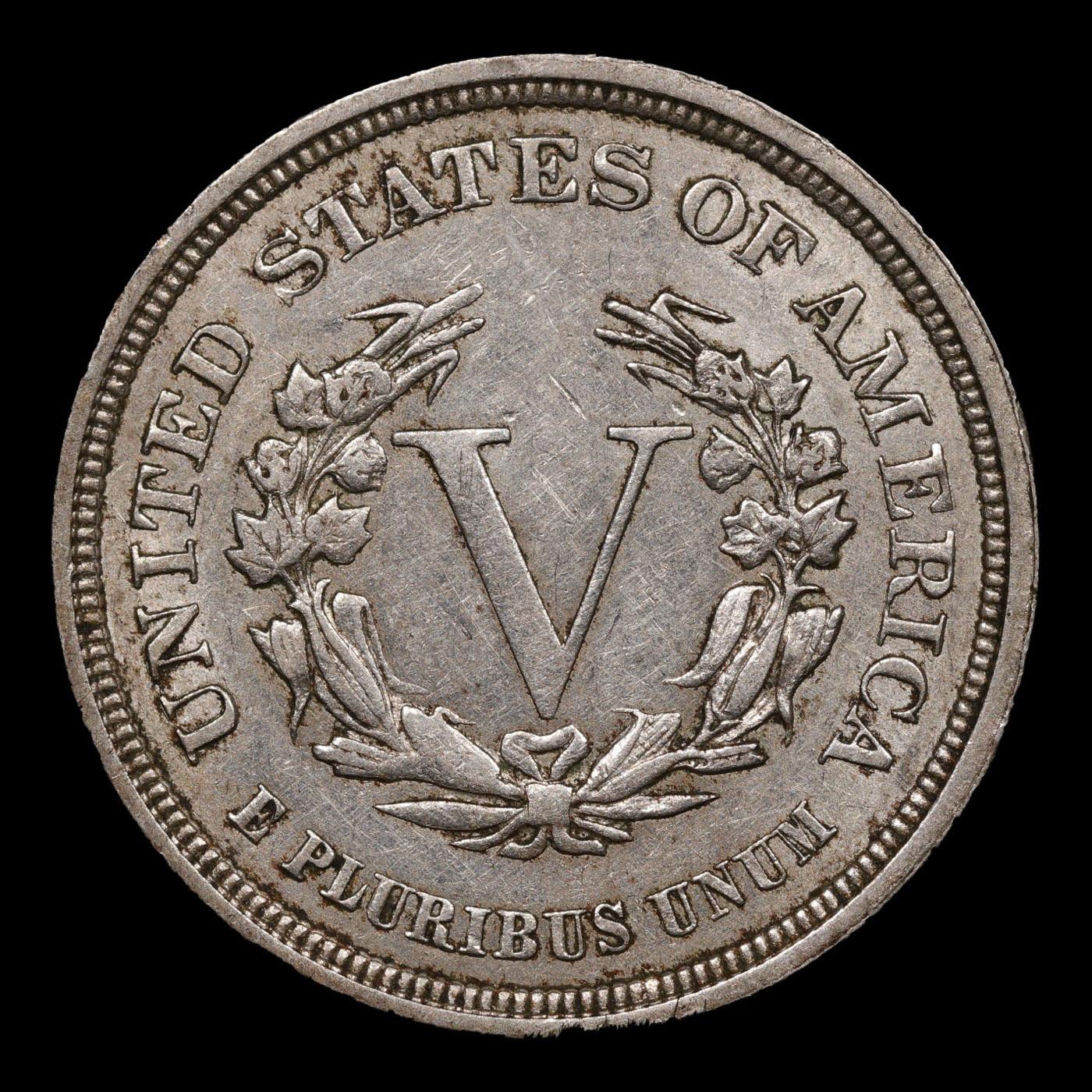 1883 n/c Liberty Nickel 5c Grades Select Unc