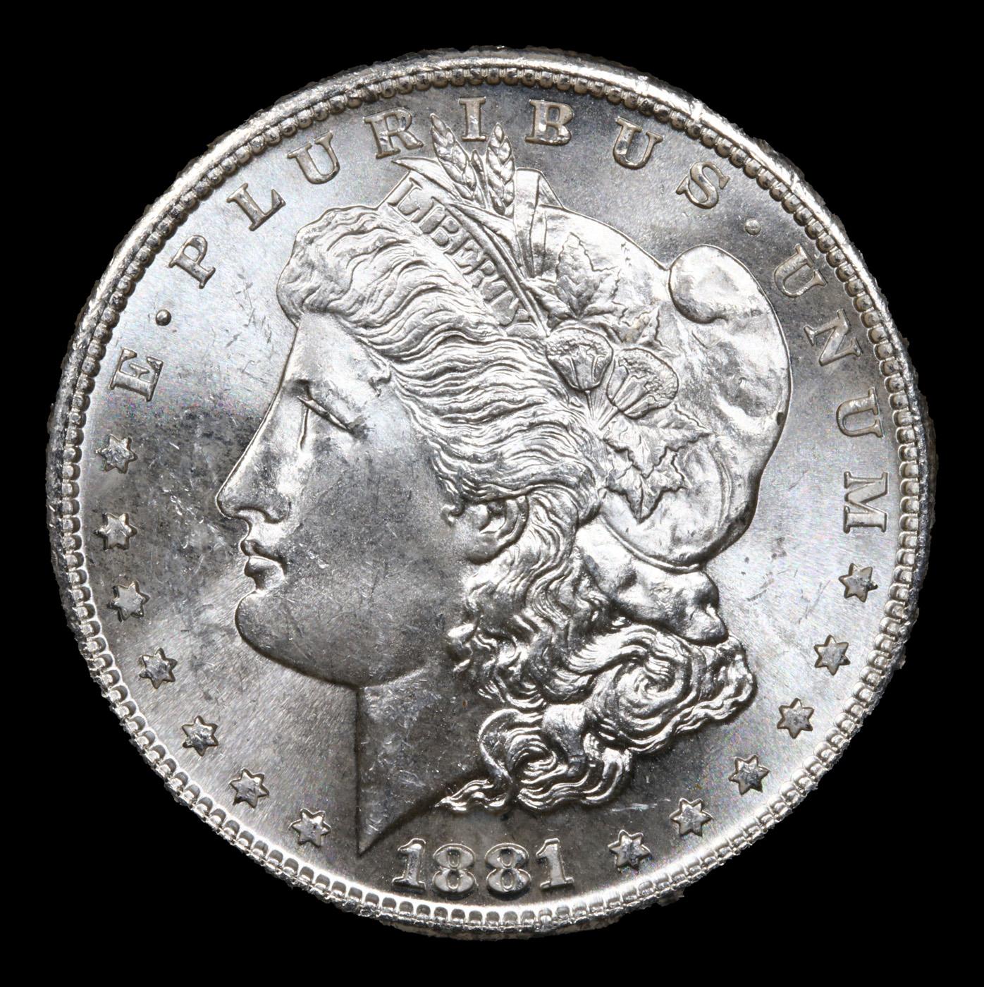 ***Auction Highlight*** 1881-s Morgan Dollar $1 Grades GEM++ Unc By SEGS (fc)