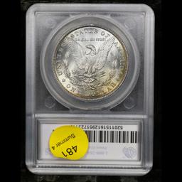 ***Auction Highlight*** 1886-p Morgan Dollar Near TOP POP! $1 Graded ms67+ By SEGS (fc)